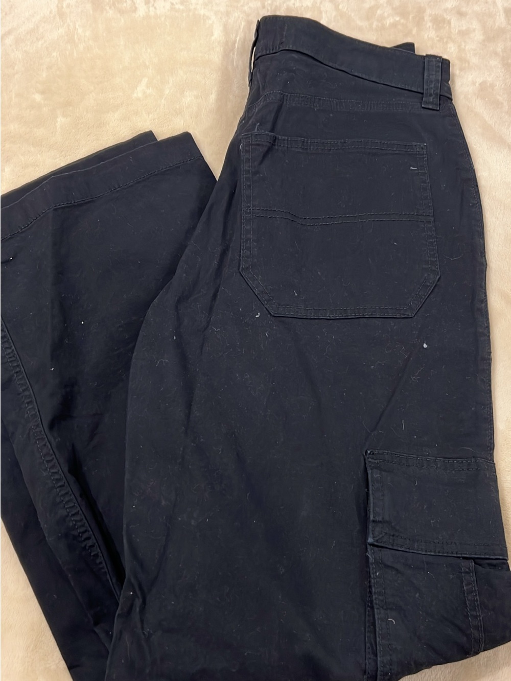Hollister Black Women's Cargo Jeans